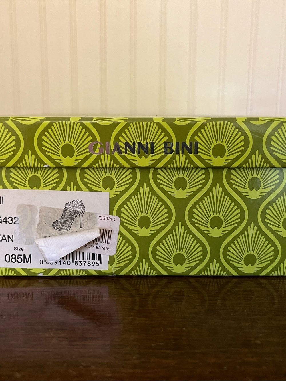 Gianni Bini Turquoise Crystal-Embellished Strappy High Heel Sandals with box - Picture 4 of 6
